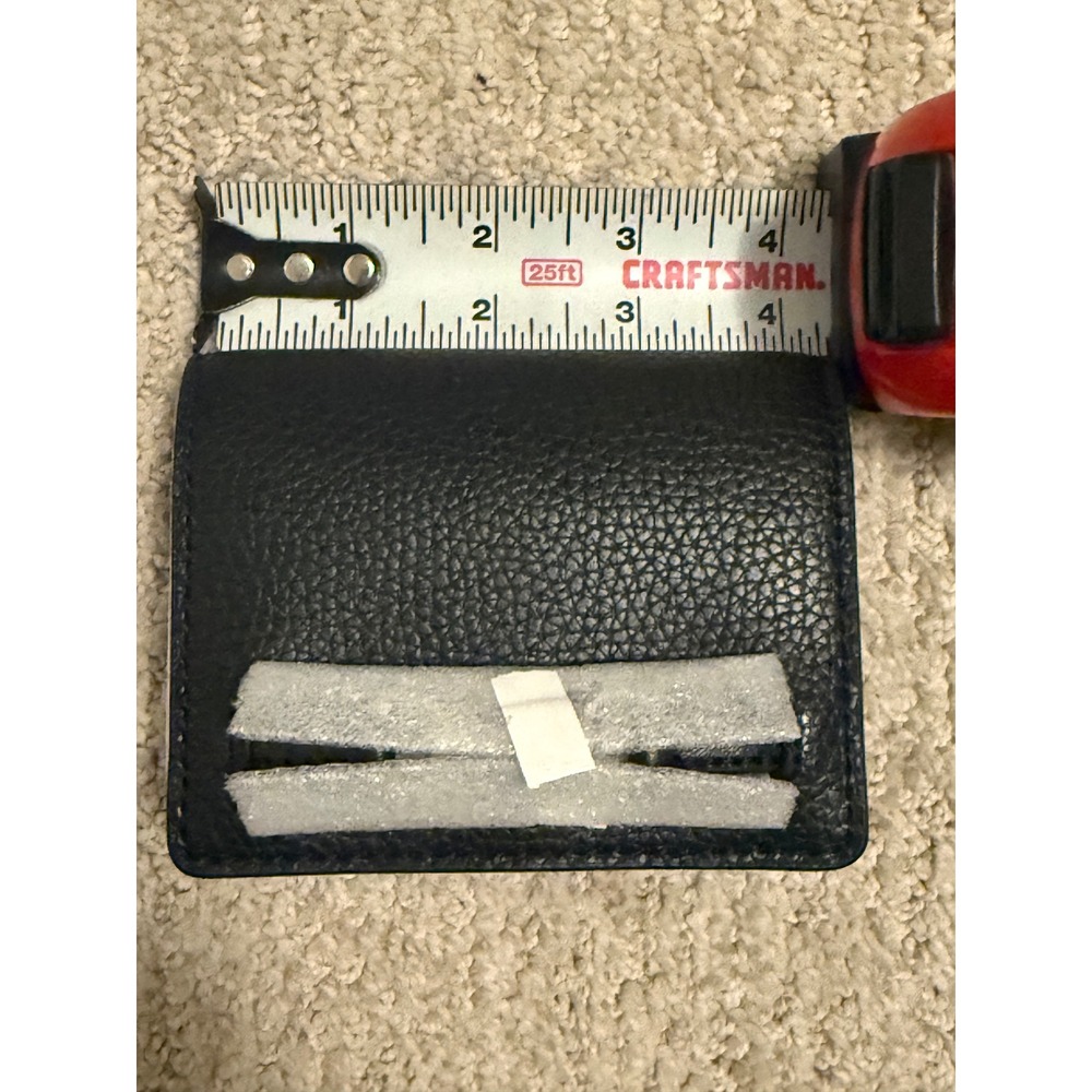 Michael Kors Carson Flap Mini Wallet Black‎ Leather – $178 Value, Yours Cheaper! - Picture 4 of 10